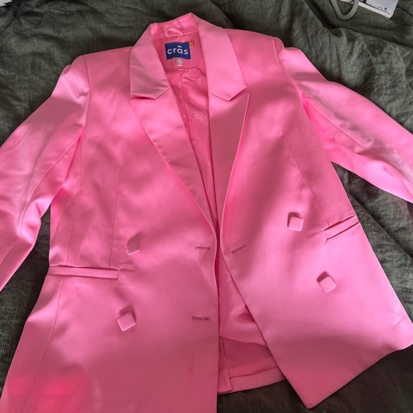 Pink skirt jacket set - Picture 2 of 4